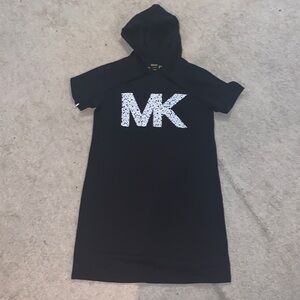 Michael Kors Hooded Short Sleeve Dress